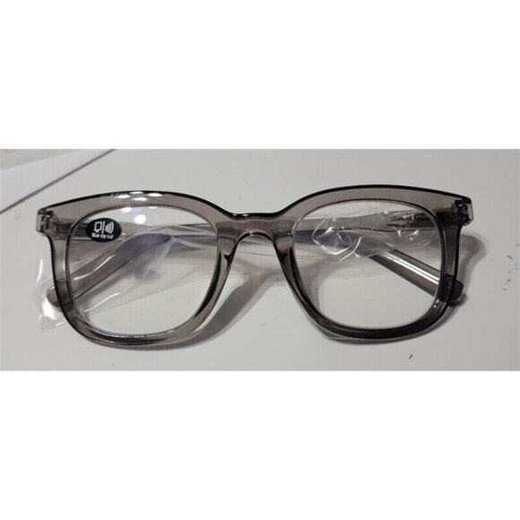 EyeKepper Smoke Grey 1.5 Thick Frame Nerd Anti Blue Light Reading Glasses 113231 - Picture 3 of 3